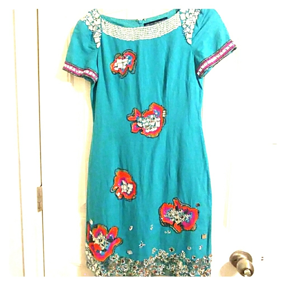 Fun Blue Sequence Dress